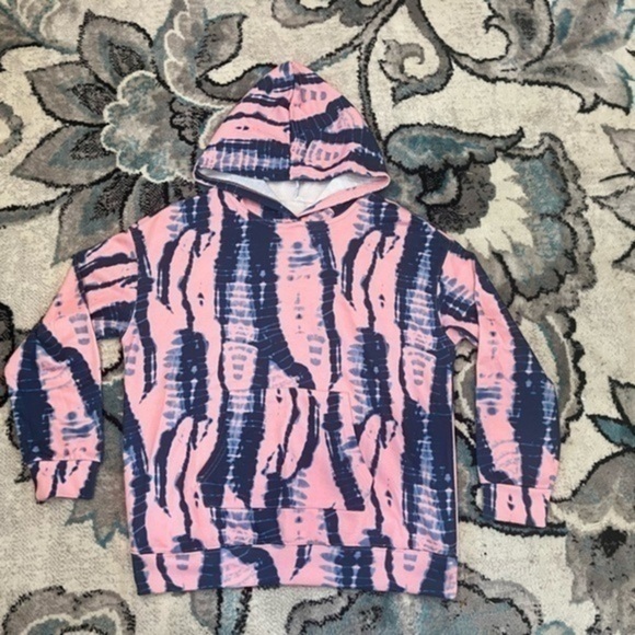 Woman’s tie diy hoodie sweater Sz medium - Picture 1 of 2